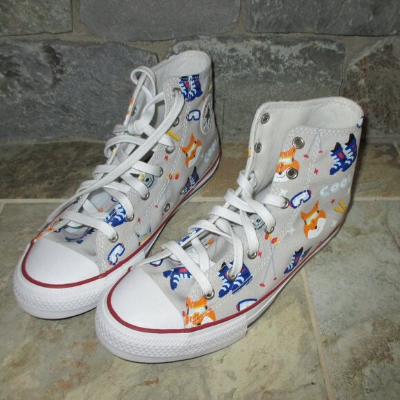 New Converse Wolf Pack Hi Top Shoes Youth 6 Womens 8 - Picture 3 of 13